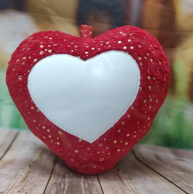 Foil Pillow - Heart Shape - Green - Regular Price