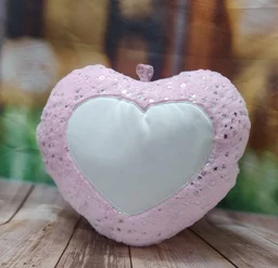 Foil Pillow - Heart Shape - Green - Regular Price