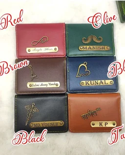 Card Holder with 4 Pockets - Blue - Regular Price
