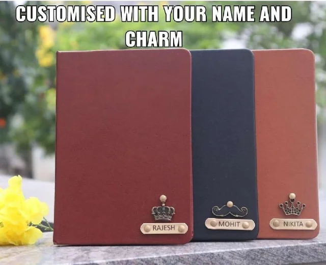 Faux Leather Diary - Dark Brown - Regular Price