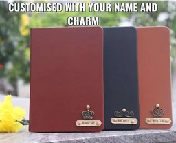 Faux Leather Diary - Dark Brown - Regular Price