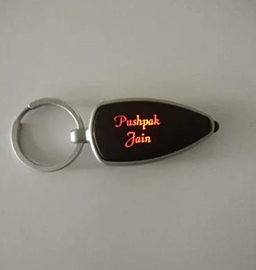 Engraved LED RGB Polymer Keychain - Regular Price
