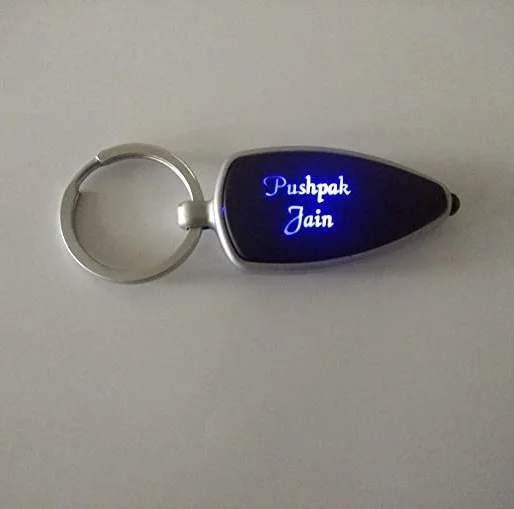 Engraved LED RGB Polymer Keychain - Regular Price
