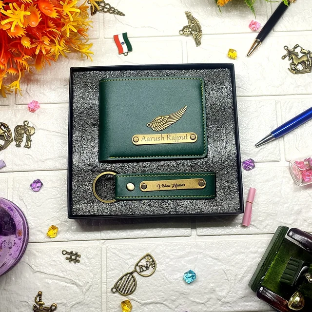 Gents 2 pc Wallet Combo - Green - Regular Price