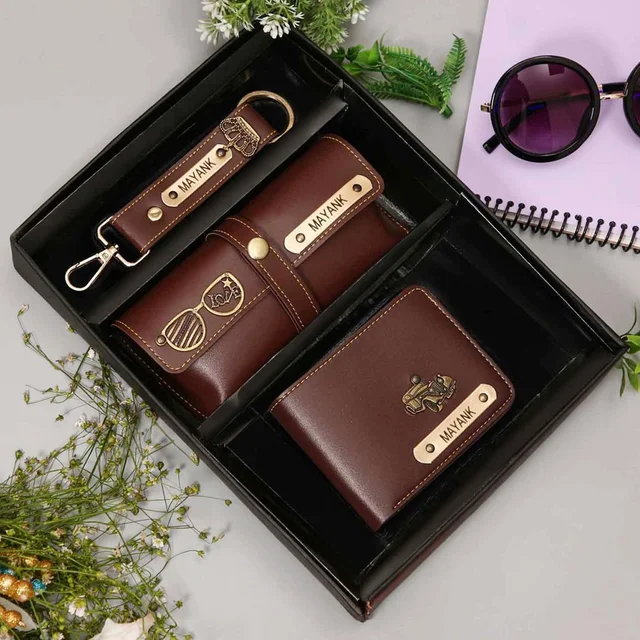 Gents 3 pc Wallet Combo - Dark Brown - Regular Price