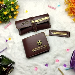 Gents 3 pc Wallet Combo - Dark Brown - Regular Price
