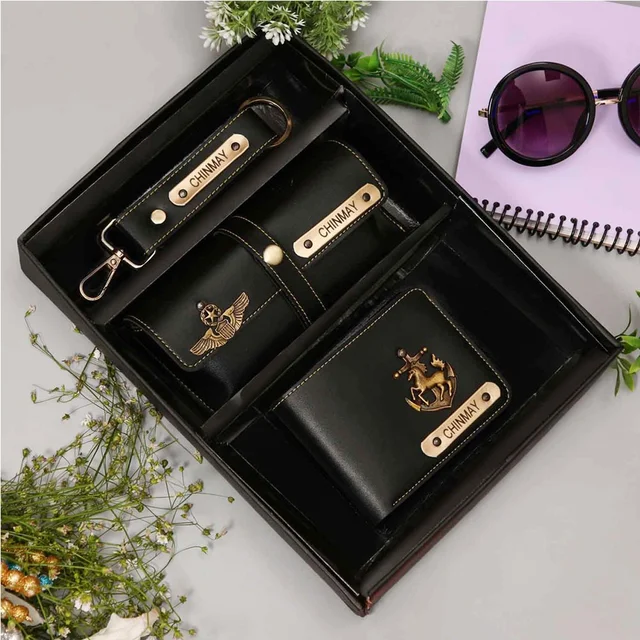 Gents 3 pc Wallet Combo - Black - Regular Price