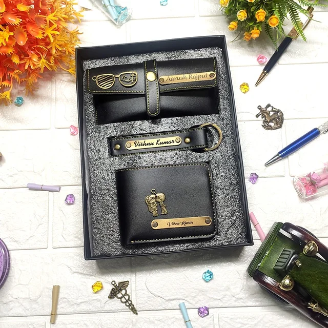 Gents 3 pc Wallet Combo - Black - Regular Price