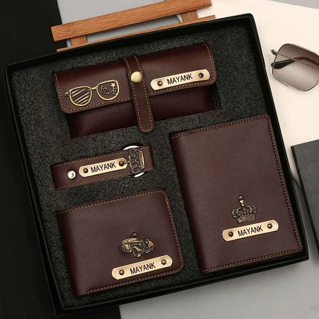 Gents 4 pc Wallet Combo - Dark Brown - Regular Price