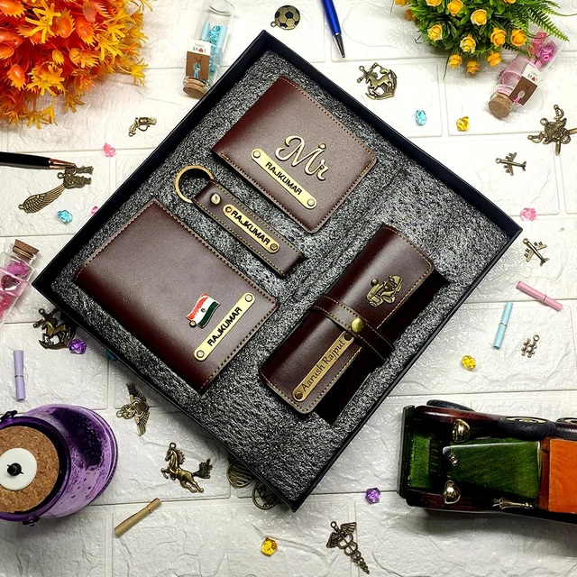 Gents 4 pc Wallet Combo - Dark Brown - Regular Price