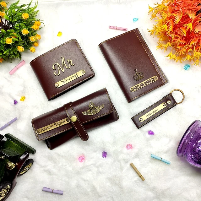 Gents 4 pc Wallet Combo - Dark Brown - Regular Price