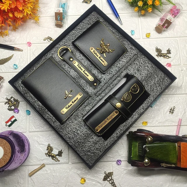 Gents 4 pc Wallet Combo - Black - Regular Price