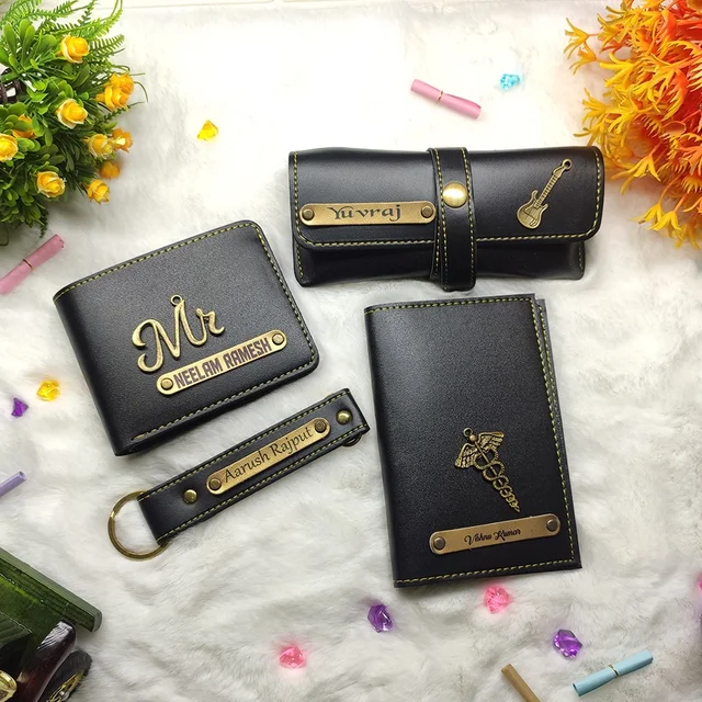 Gents 4 pc Wallet Combo - Black - Regular Price