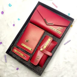Ladies 4 pc Wallet Combo - Red - Regular Price