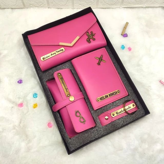 Ladies 4 pc Wallet Combo - Pink - Regular Price