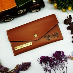 Ladies Minimal Wallet - Tan Brown - Regular Price