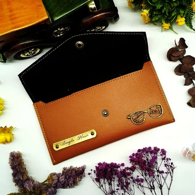 Ladies Minimal Wallet - Tan Brown - Regular Price