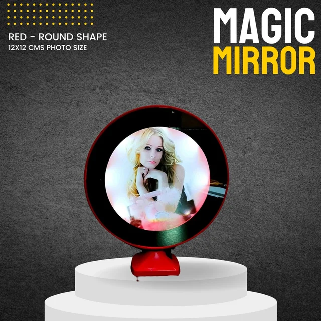 Round Red Small Magic Mirror - Regular Price