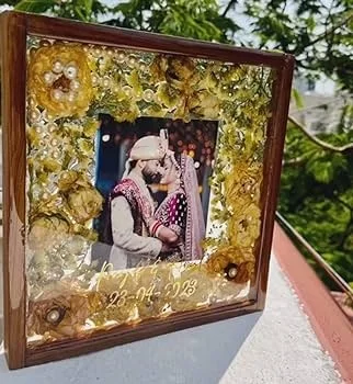 10x10" Inch - Resin Wooden Box Frame