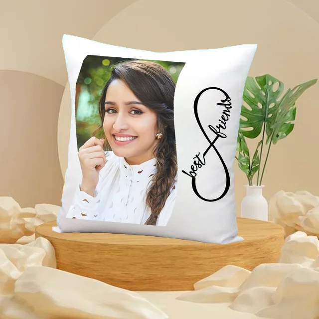 Friends Pillow FP03 - 12x12" Inch White Satin Pillow - Regular Price