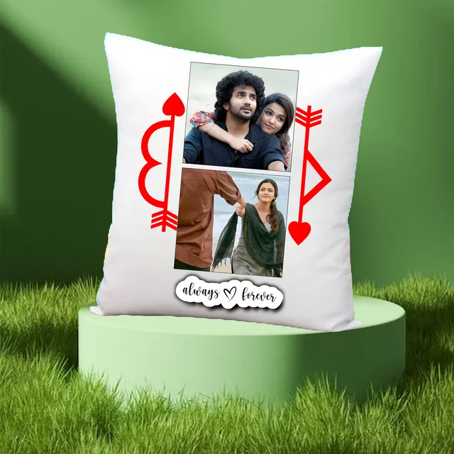Love Pillow LP05 - 15x15" Inch White Satin Pillow - Regular Price