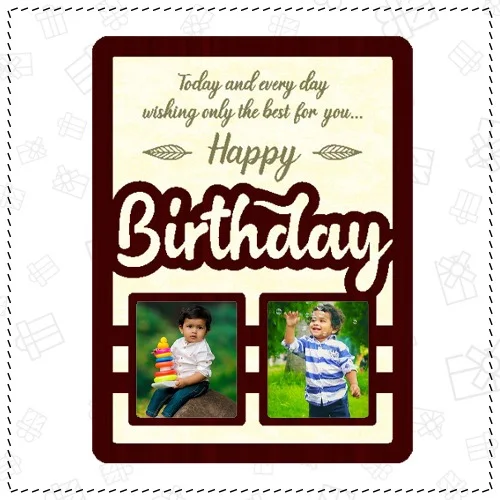 Birthday - 2 Layer MDF Table Frame - Regular Price