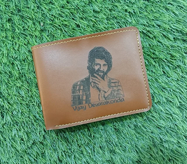 Photo Engraved Wallet - Tan Brown - Regular Price