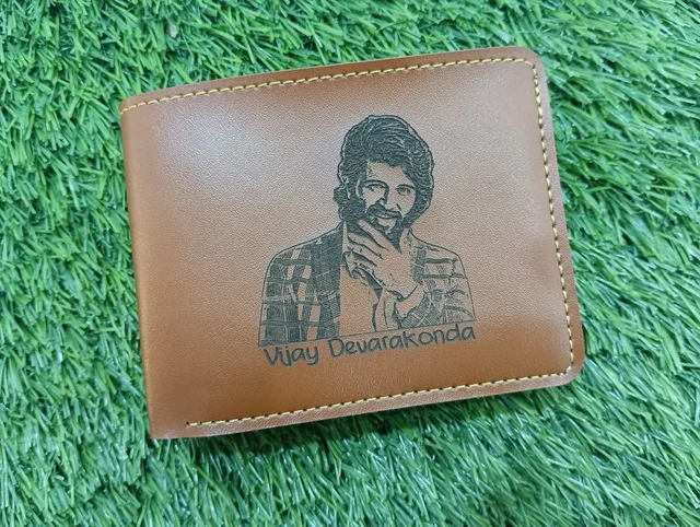 Photo Engraved Wallet - Tan Brown - Regular Price