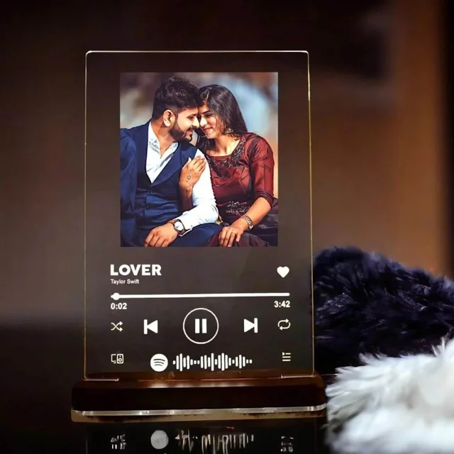 Spotify Code with Photo - Single LED - Regular Price