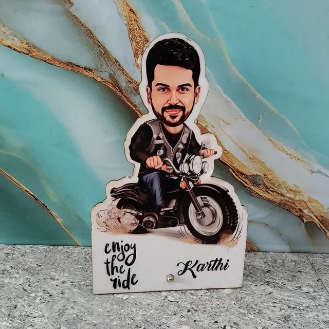 ACC02 - Biker - Caricature Cartoon Frame - Regular Price