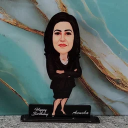 ACC17 - Working Lady - Caricature Cartoon Cutout Frame - Regular Price
