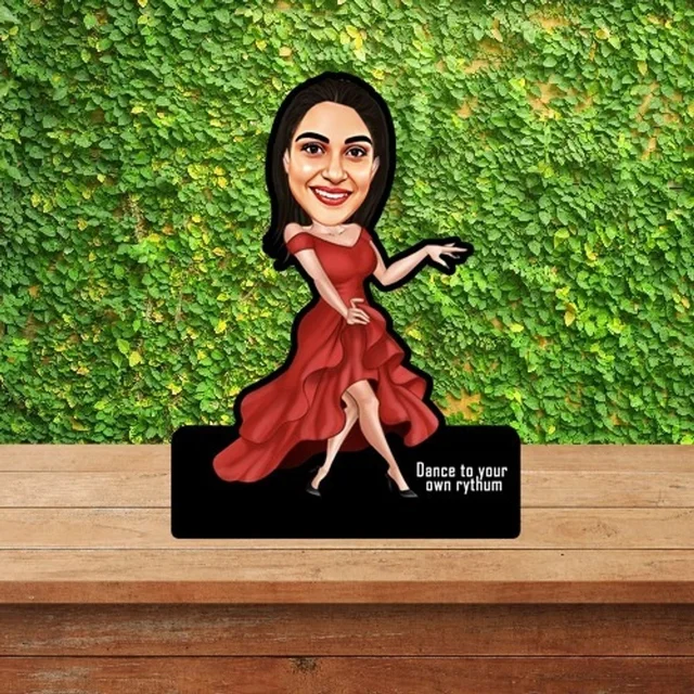 ACC24 - Dancing Women - Caricature Cartoon Cutout Frame - Regular Price