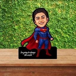 ACC28 - Super man- Kids - Caricature Cartoon Cutout Frame - Regular Price