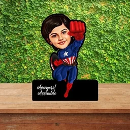 ACC29 - captain america-Kids - Caricature Cartoon Cutout Frame - Regular Price