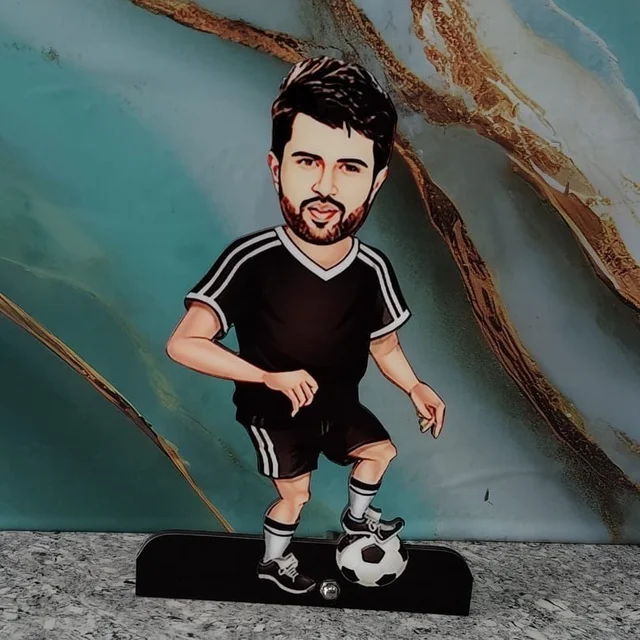 ACC41 - Football Player - Caricature Cartoon Frame - Regular Price