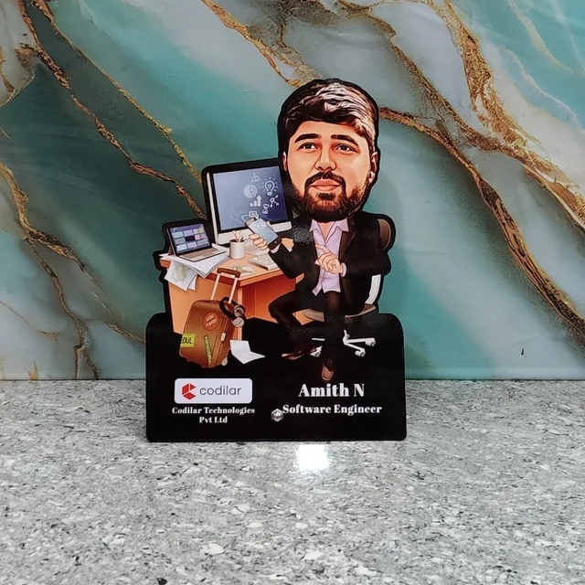 ACC44 - Business Man - Caricature Cartoon Frame - Regular Price