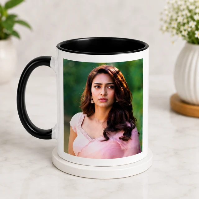 Inner & Handle Black Color Coffee Mug - Regular Price