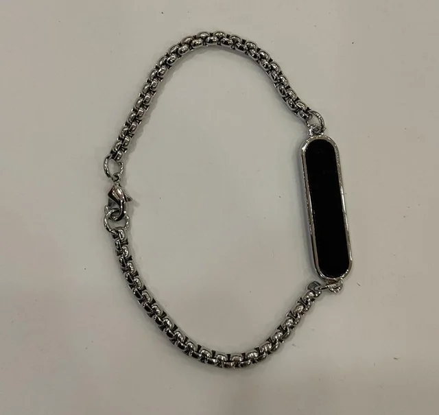 Bracelet - Silver & Black - Regular Price