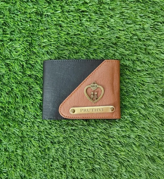 Flap Wallet - Black & Tan - Regular Price