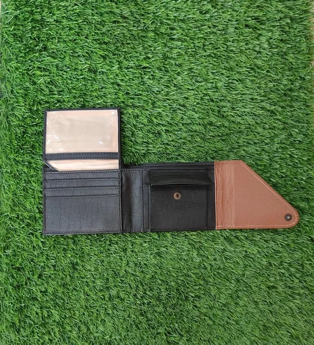 Flap Wallet - Black & Tan - Regular Price