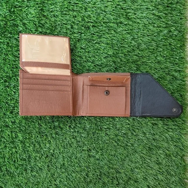 Flap Wallet - Tan & Black - Regular Price