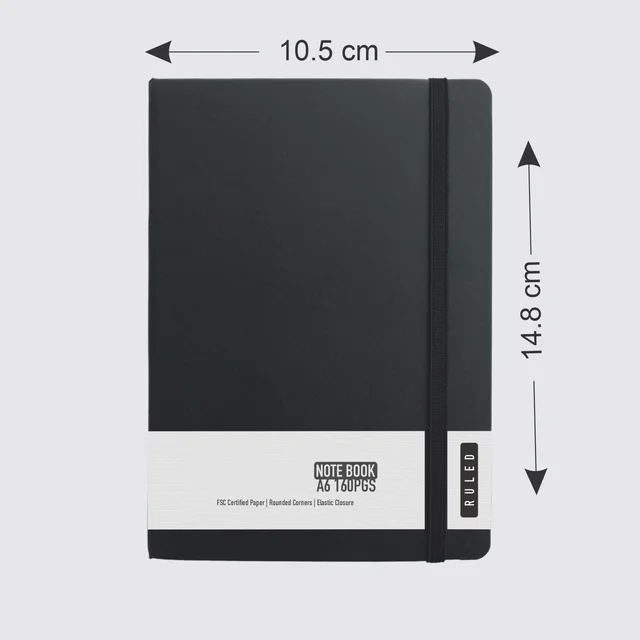 Lined Journal Notebook Diary - Red Color - Regular Price