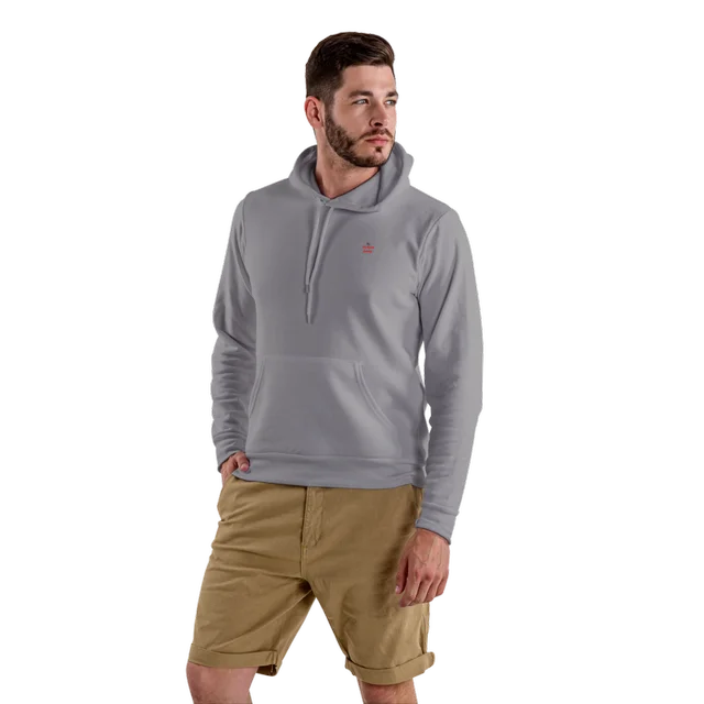 Gray Hoodie with Cap - Small