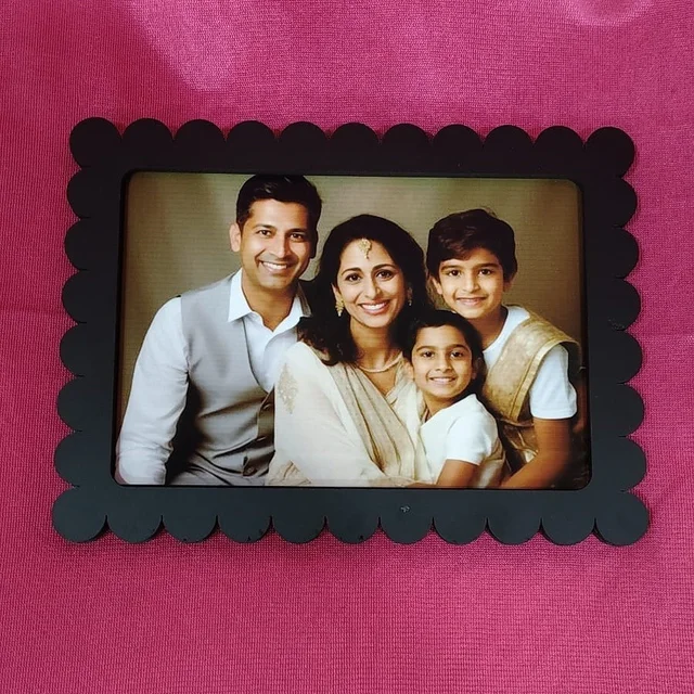 MDF Photo Fridge Magnet with Stand - Bubble Photo Frame - Member Price
