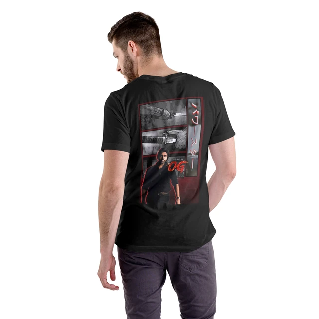 OG - Black Polyester Tshirt - OG001 - 3XL