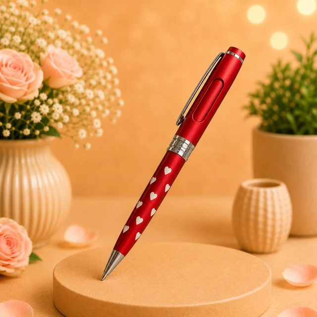 Metal Valentine Pen with Dual Names - Personalized with Name Engraving - Regular Price