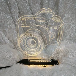 Personalised Camera Acrylic Frame - Single LED - Regular Price