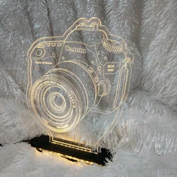 Personalised Camera Acrylic Frame - Single LED - Regular Price