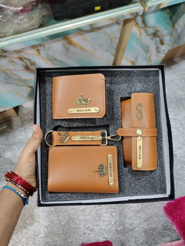 Gents 4 pc Wallet Combo - Tan Brown - Regular Price