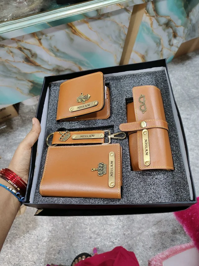 Gents 4 pc Wallet Combo - Tan Brown - Regular Price
